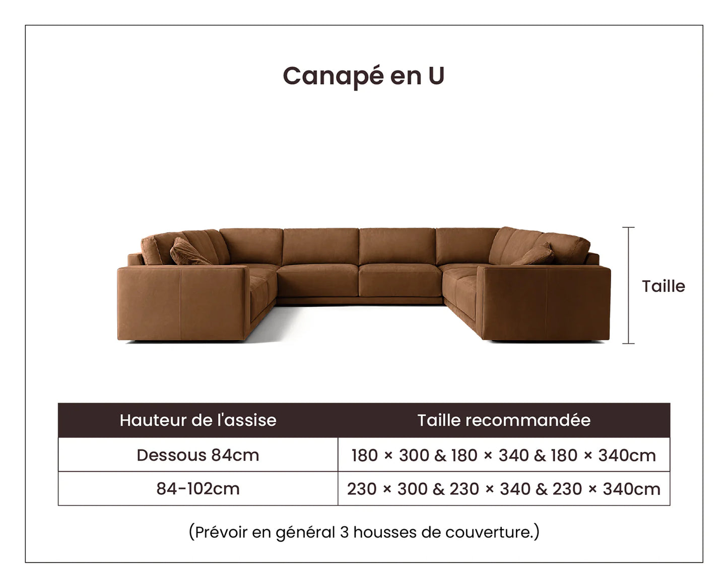 Housse de canapé Comfort réversible
