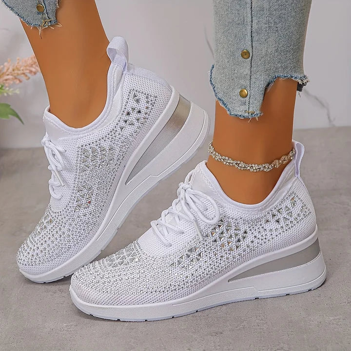 Bea | Éclat Baskets Orthopédiques Pailletées