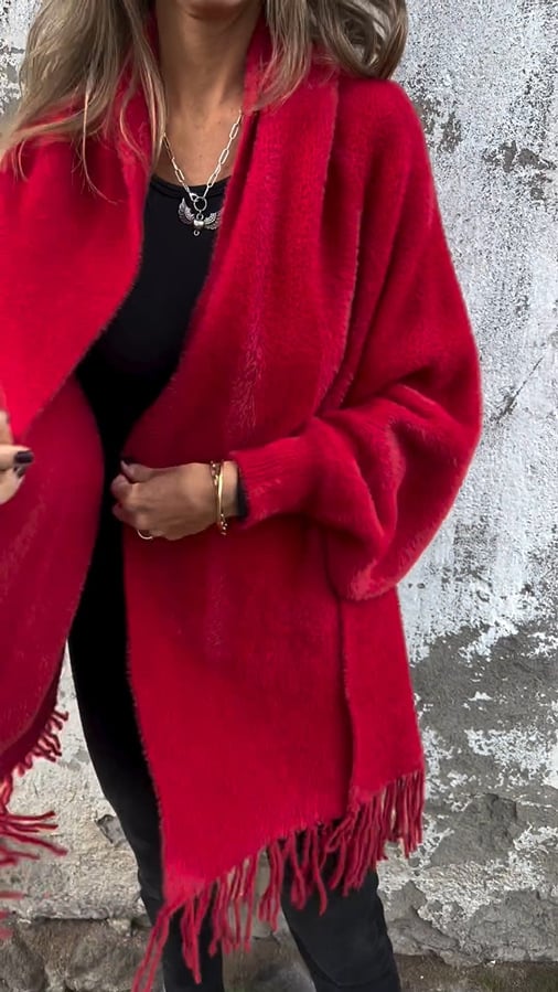 🎁 Remise limitée 50% de réduction ⏳ Manteau châle décontracté à manches longues pour femmes