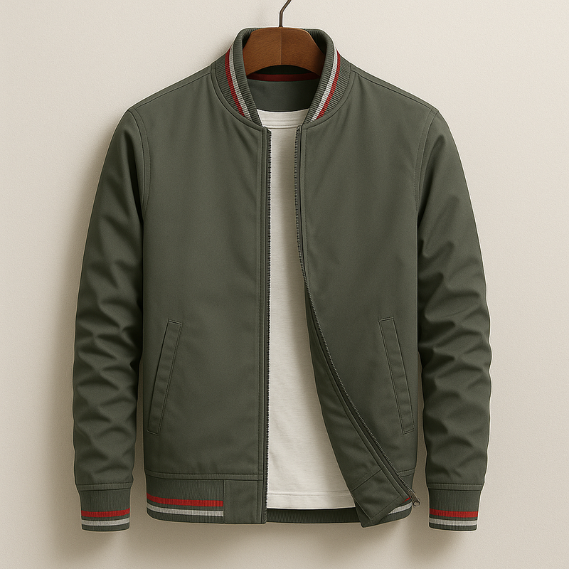 Evalise Homme™ | Blouson Bomber élégant à rayures