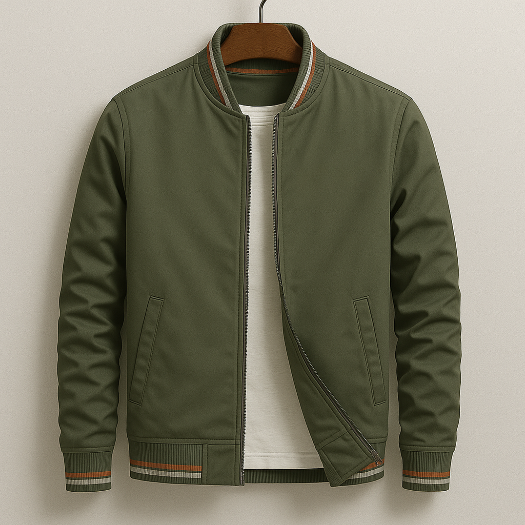 Evalise Homme™ | Blouson Bomber élégant à rayures