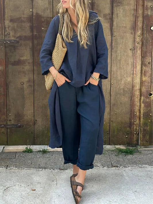 Carlota – ensemble fluide coton lin esprit bohème