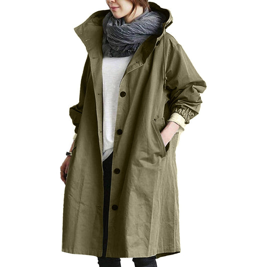 Veste longue imperméable légère printemps été Adalee