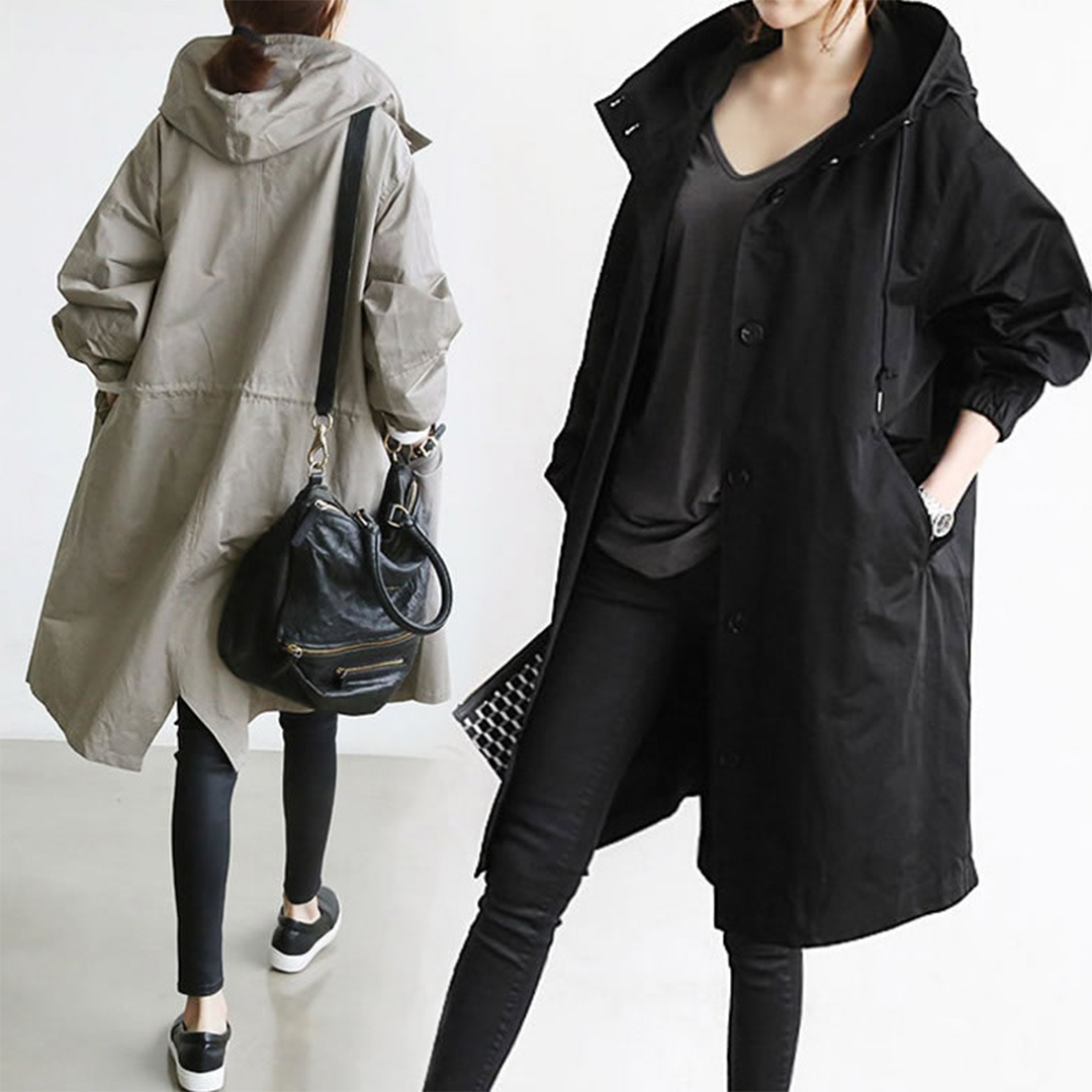 Veste longue imperméable légère printemps été Adalee