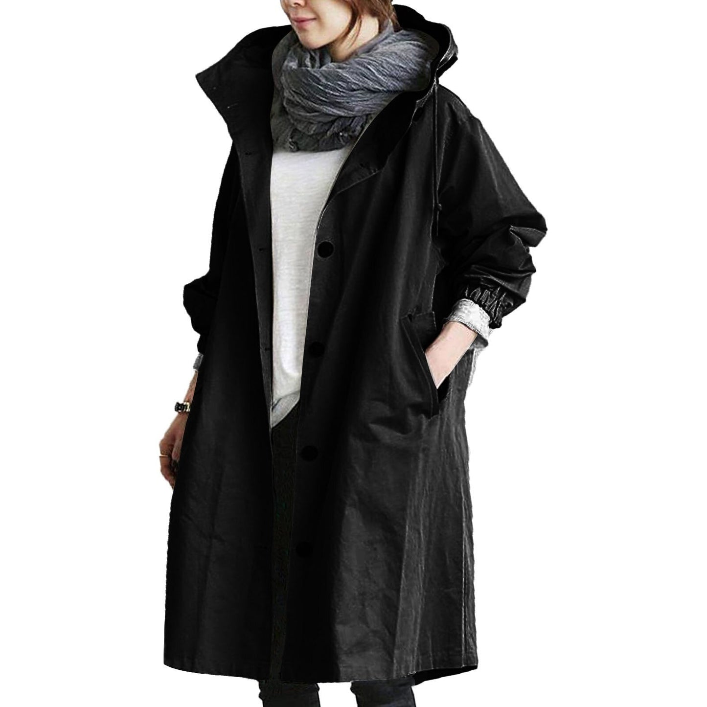 Veste longue imperméable légère printemps été Adalee