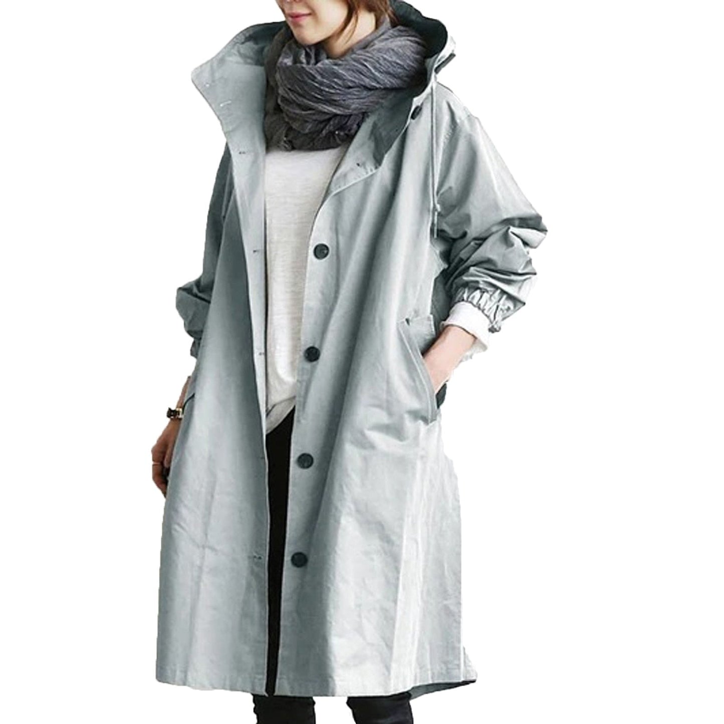 Veste longue imperméable légère printemps été Adalee