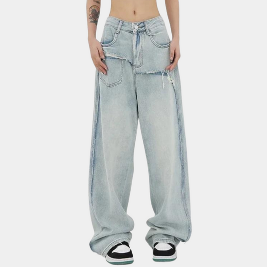 Pantalon en Denim d'Été pour Femmes - Style et Confort Parfaits !