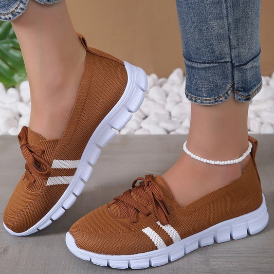 Chaussures à lacets aérées été élégance Camelia