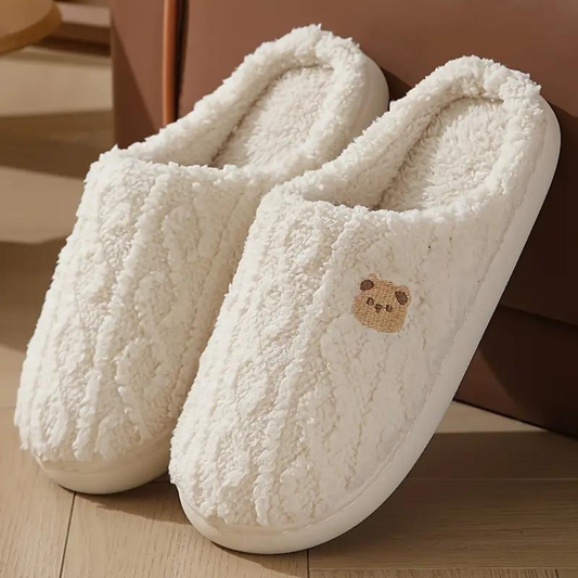 Chaussons d'hiver doux et confortables maison Faustine
