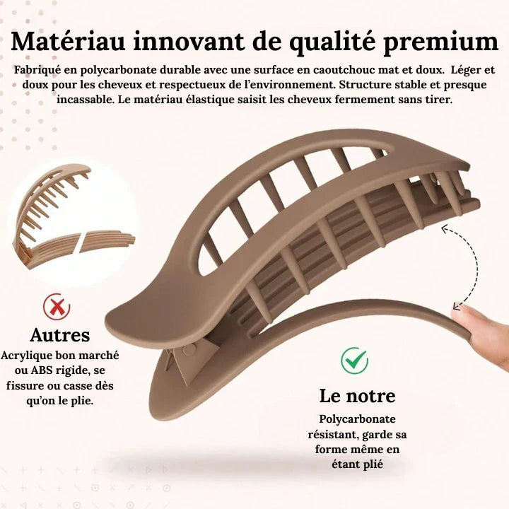 Pince à cheveux - Attachez vos cheveux. Oubliez l’inconfort