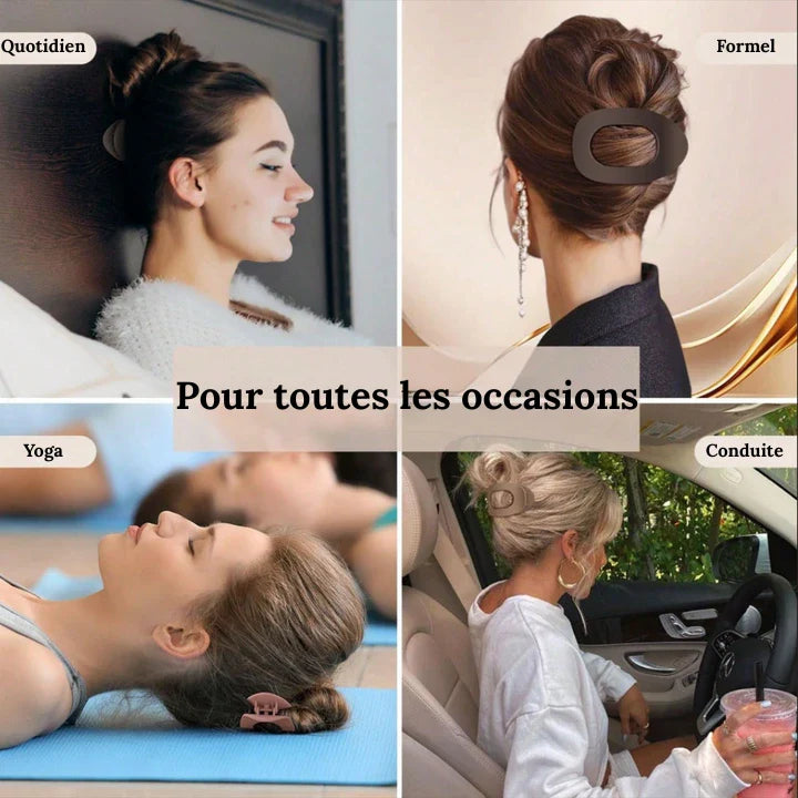 Pince à cheveux - Attachez vos cheveux. Oubliez l’inconfort
