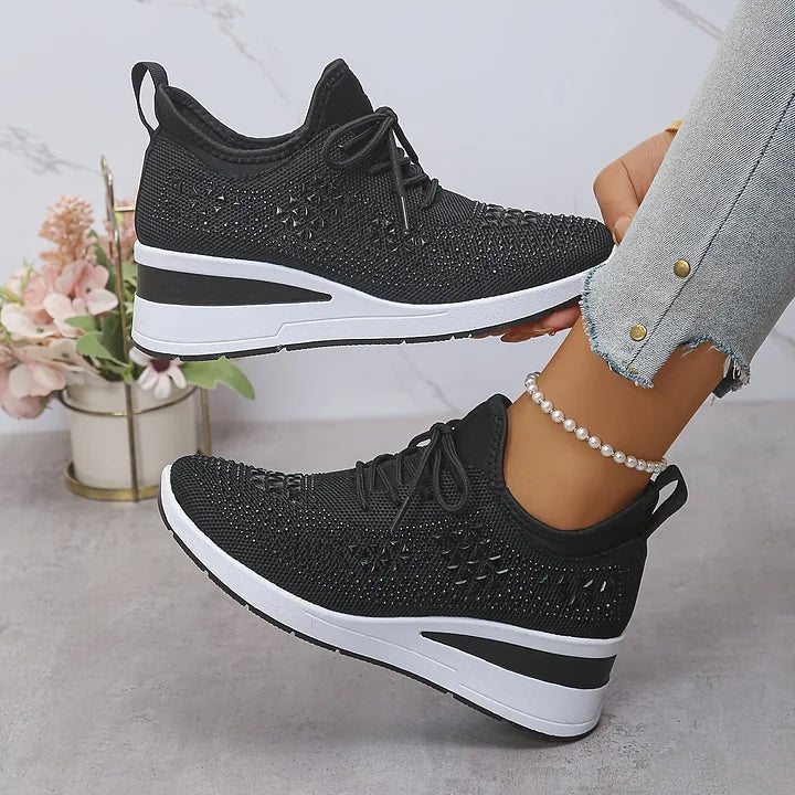 Bea | Éclat Baskets Orthopédiques Pailletées