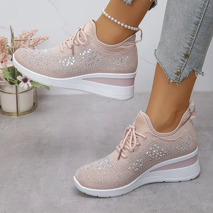 Bea | Éclat Baskets Orthopédiques Pailletées