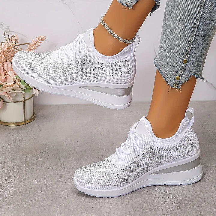 Bea | Éclat Baskets Orthopédiques Pailletées