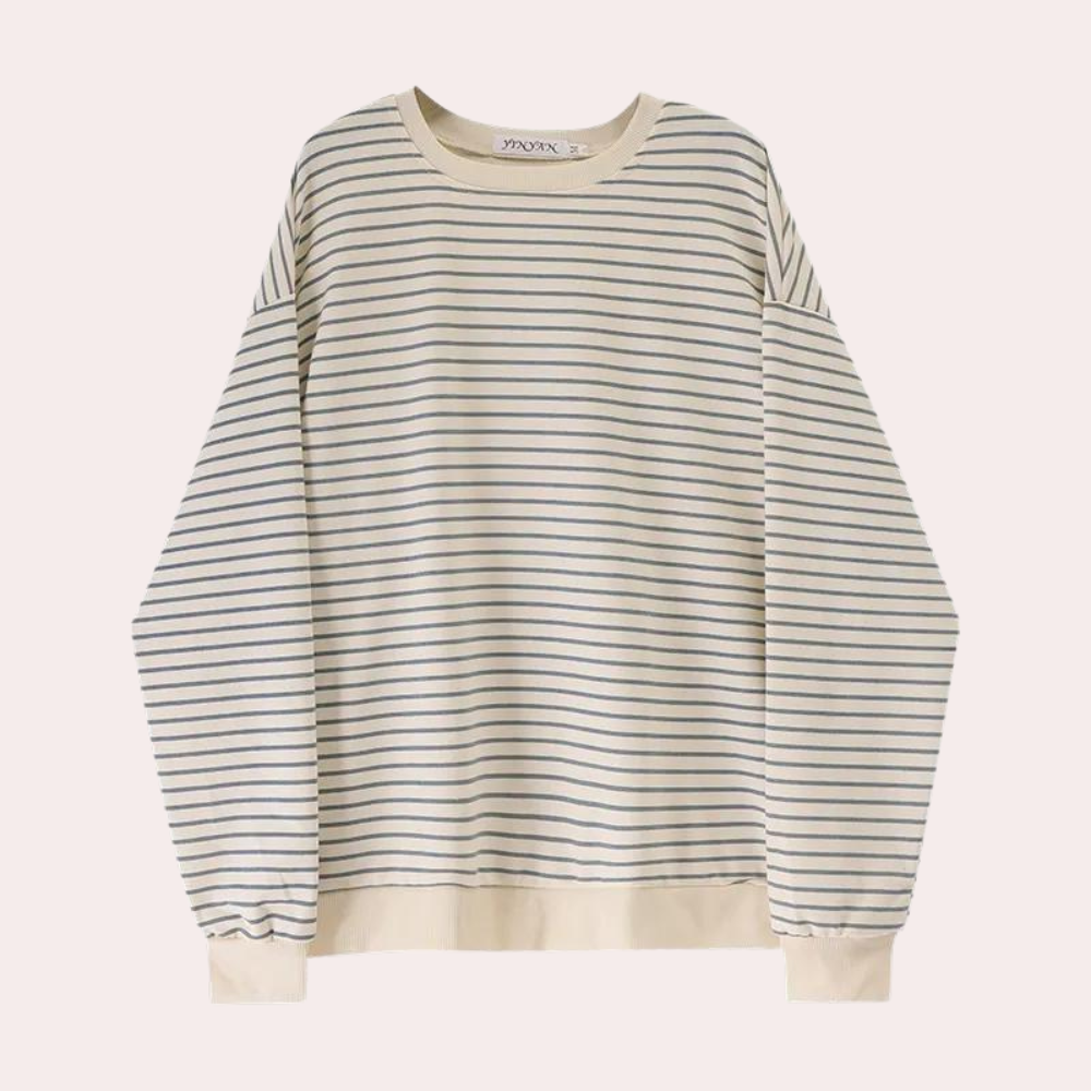 Sweat d'été confortable à rayures décontracté élégant Cheryl