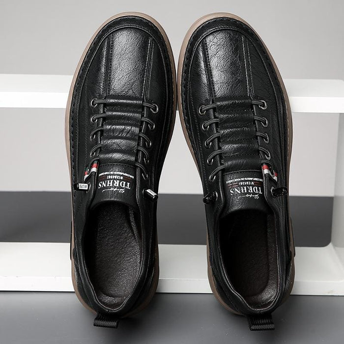 Evalise | Baskets décontractées en cuir véritable Ginny