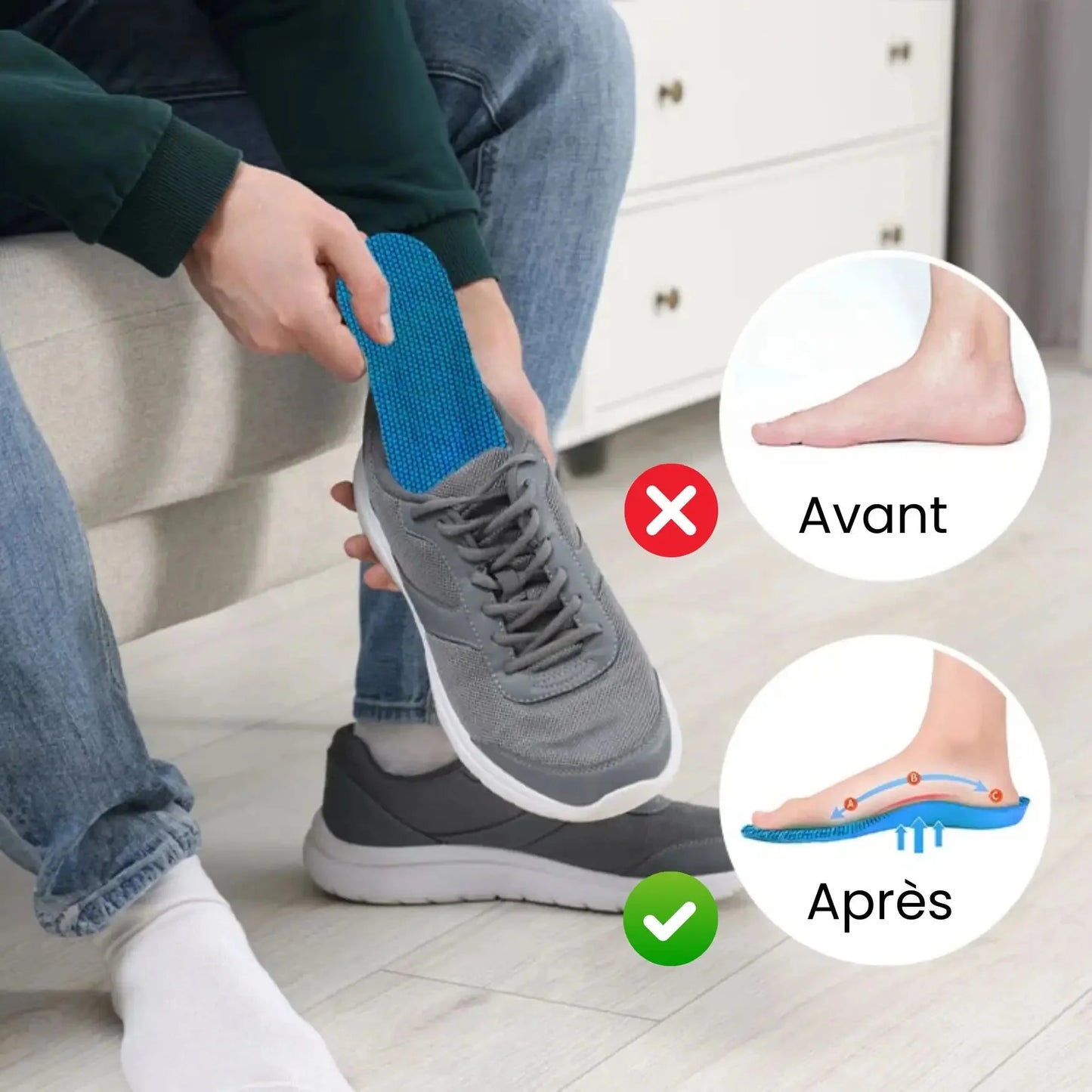 ConfortFlex® – Soulagez vos pieds dès aujourd’hui, sans rendez-vous ni médicament