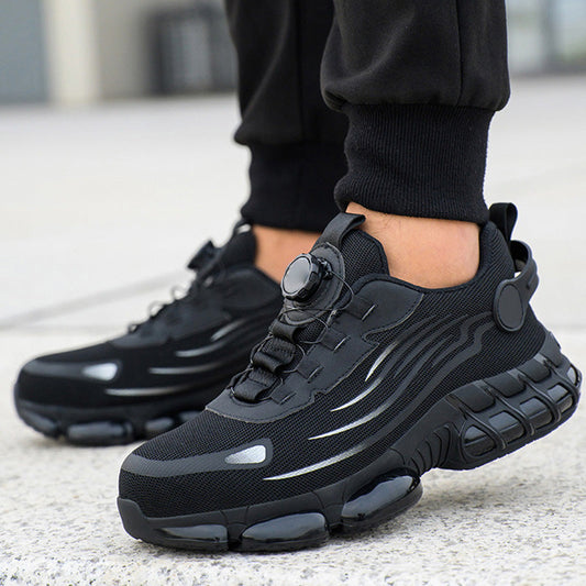 🔥Livraison gratuite - Baskets élégantes unisexes, chaussures de sécurité antidérapantes avec crampons antichocs【Sécurité : S3】