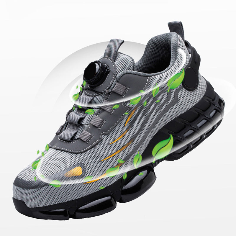 đ„Livraison gratuite - Baskets Ă©lĂ©gantes unisexes, chaussures de sĂ©curitĂ© antidĂ©rapantes avec crampons antichocsăSĂ©curitĂ© : S3ă