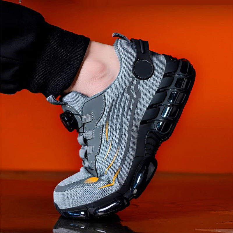 đ„Livraison gratuite - Baskets Ă©lĂ©gantes unisexes, chaussures de sĂ©curitĂ© antidĂ©rapantes avec crampons antichocsăSĂ©curitĂ© : S3ă