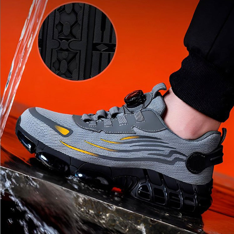 đ„Livraison gratuite - Baskets Ă©lĂ©gantes unisexes, chaussures de sĂ©curitĂ© antidĂ©rapantes avec crampons antichocsăSĂ©curitĂ© : S3ă