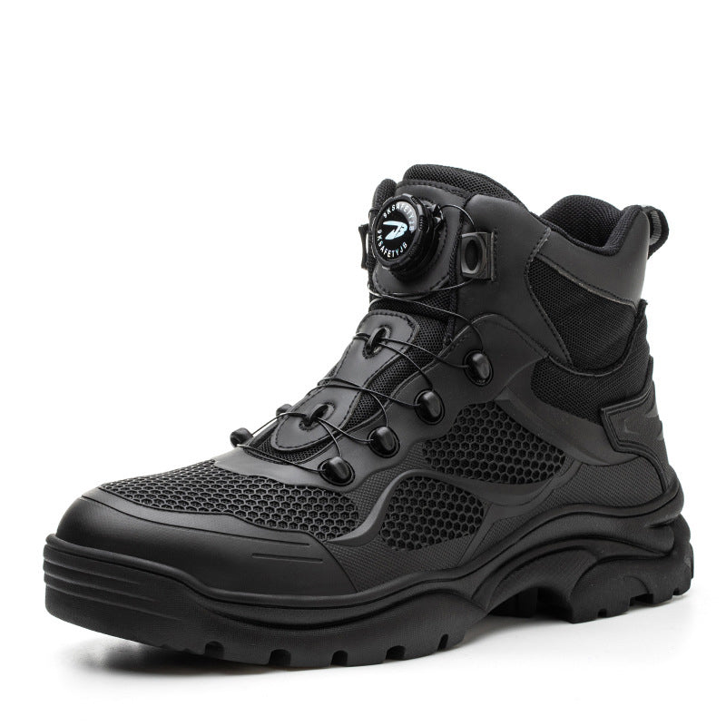 🔥Livraison gratuite - Baskets élégantes unisexes, chaussures de sécurité antidérapantes avec crampons antichocs【Sécurité : S3】
