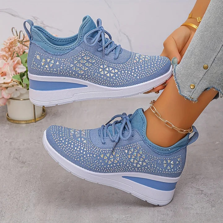 Bea | Éclat Baskets Orthopédiques Pailletées