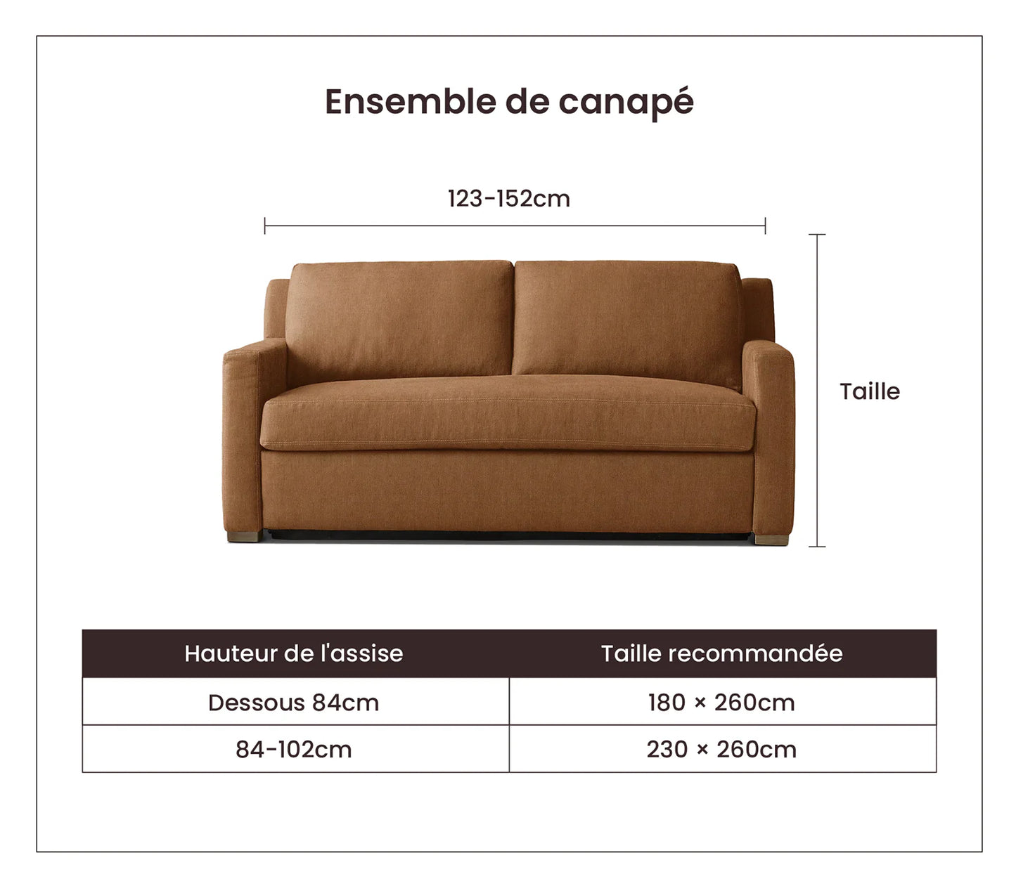 Housse de canapé Comfort réversible
