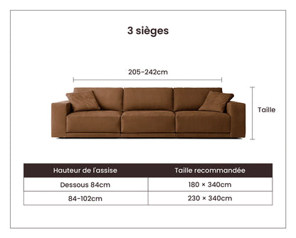 Housse de canapé Comfort réversible
