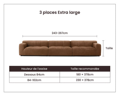 Housse de canapé Comfort réversible