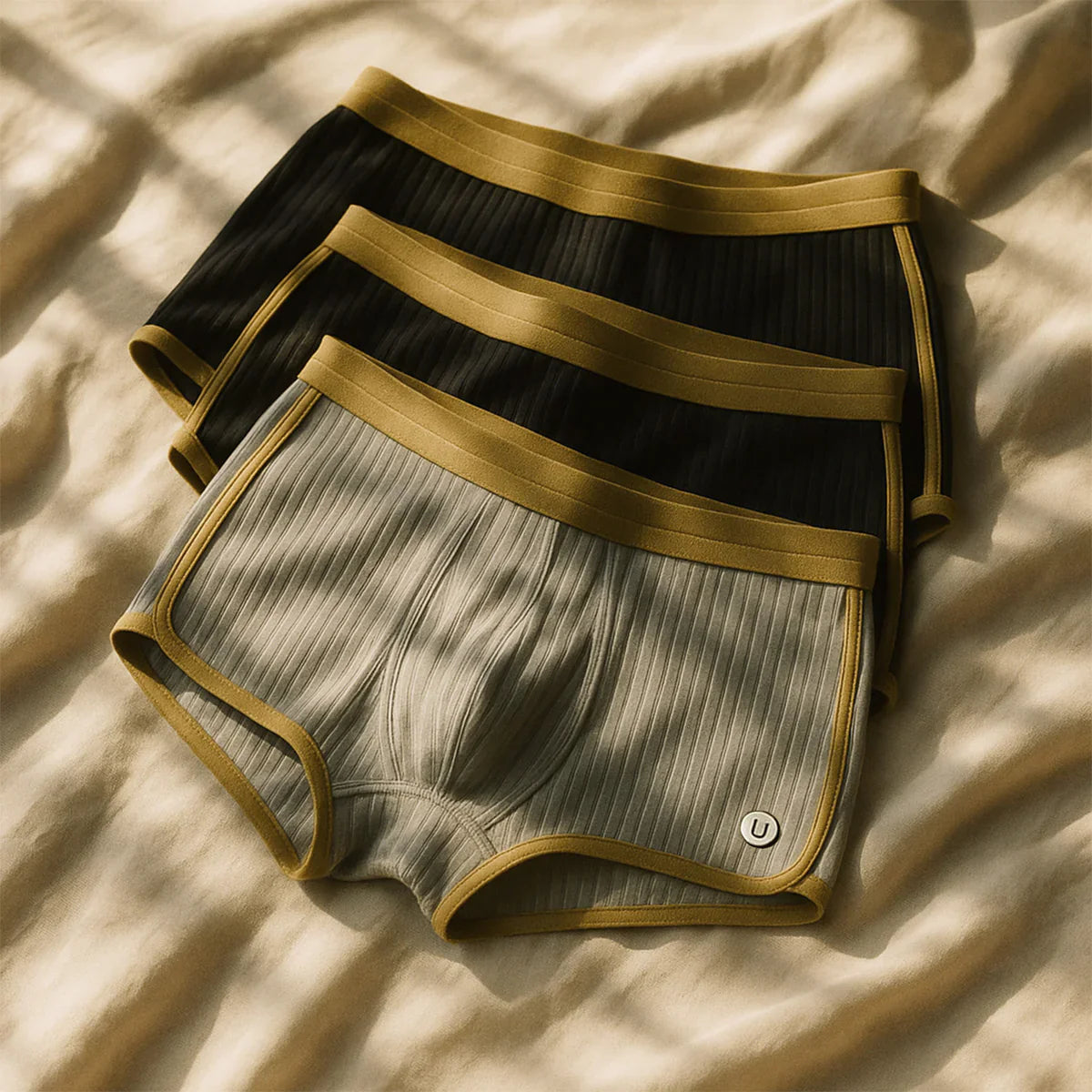 Caleçons boxers en coton biologique Agassi