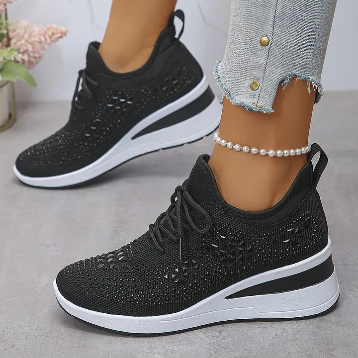 Bea | Éclat Baskets Orthopédiques Pailletées