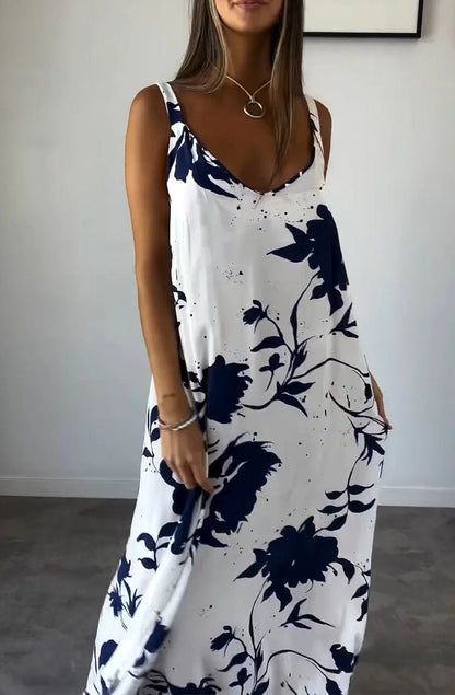 Capucine – robe évasée imprimée au charme poétique