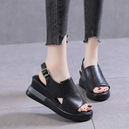 Lya – sandales compensées chic confort absolu