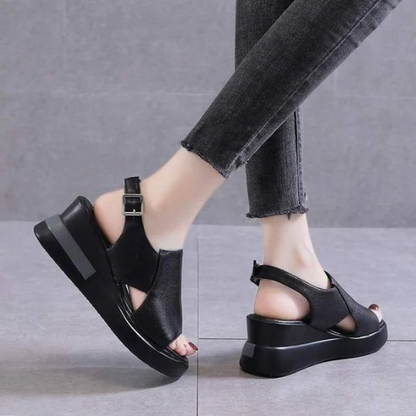 Lya – sandales compensées chic confort absolu