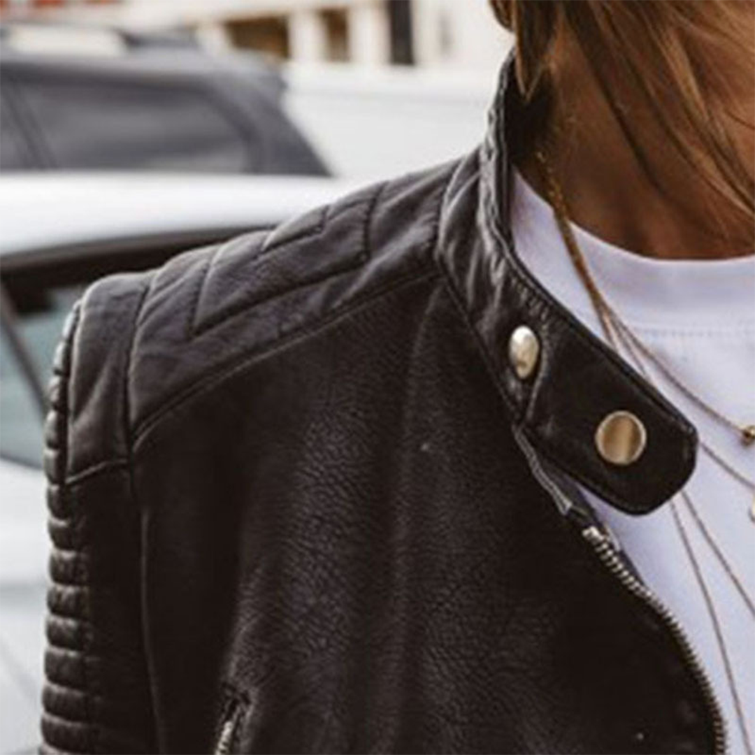 Veste en cuir légère estivale élégante Avalon