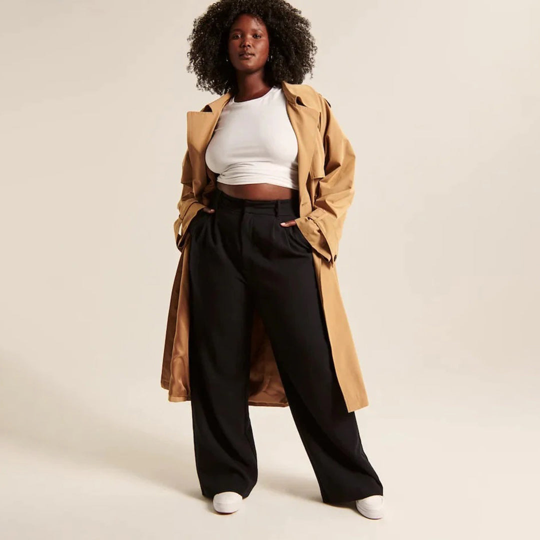 CELINA - Pantalon d'été taille haute tendance pour un look élégant
