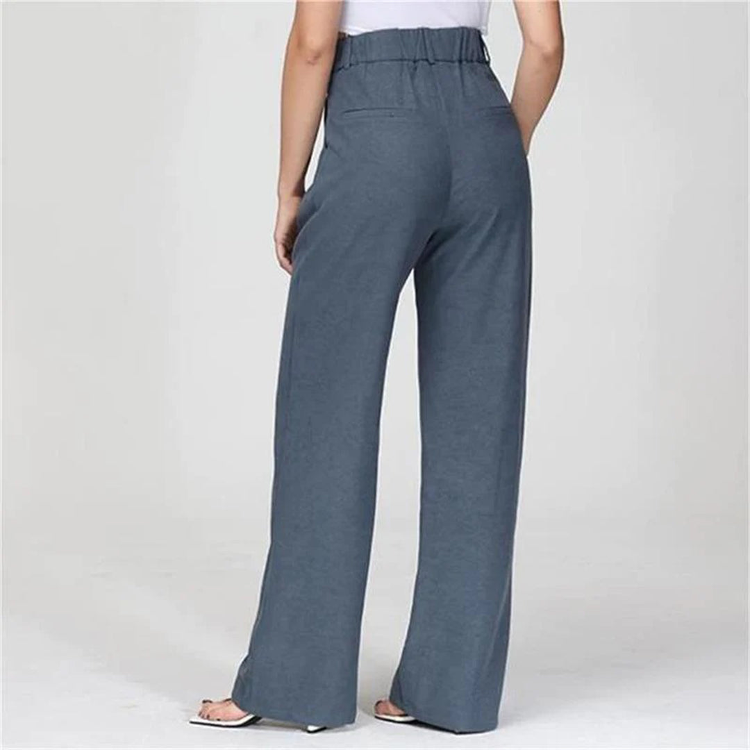 CELINA - Pantalon d'été taille haute tendance pour un look élégant