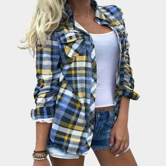 Chemise d'été colorée fluide et légère Alia