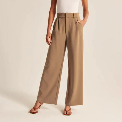 CELINA - Pantalon d'été taille haute tendance pour un look élégant