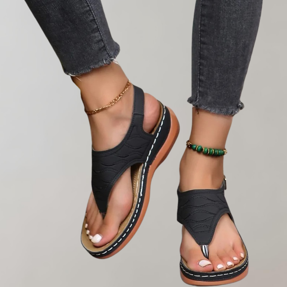 Sandales d'été élégantes confortables tendance Marguerite