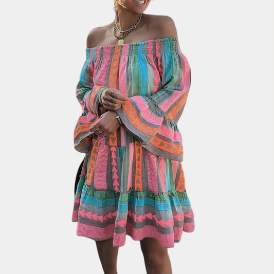 Aline - Robe d'été élégante et colorée pour femmes