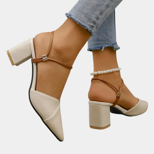 Sandales à talon élégantes été sorties chic Amélie