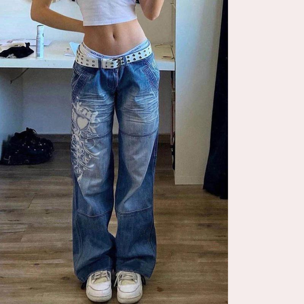 Jeans cargo pour femmes stylées - Idéal pour un été ensoleillé !