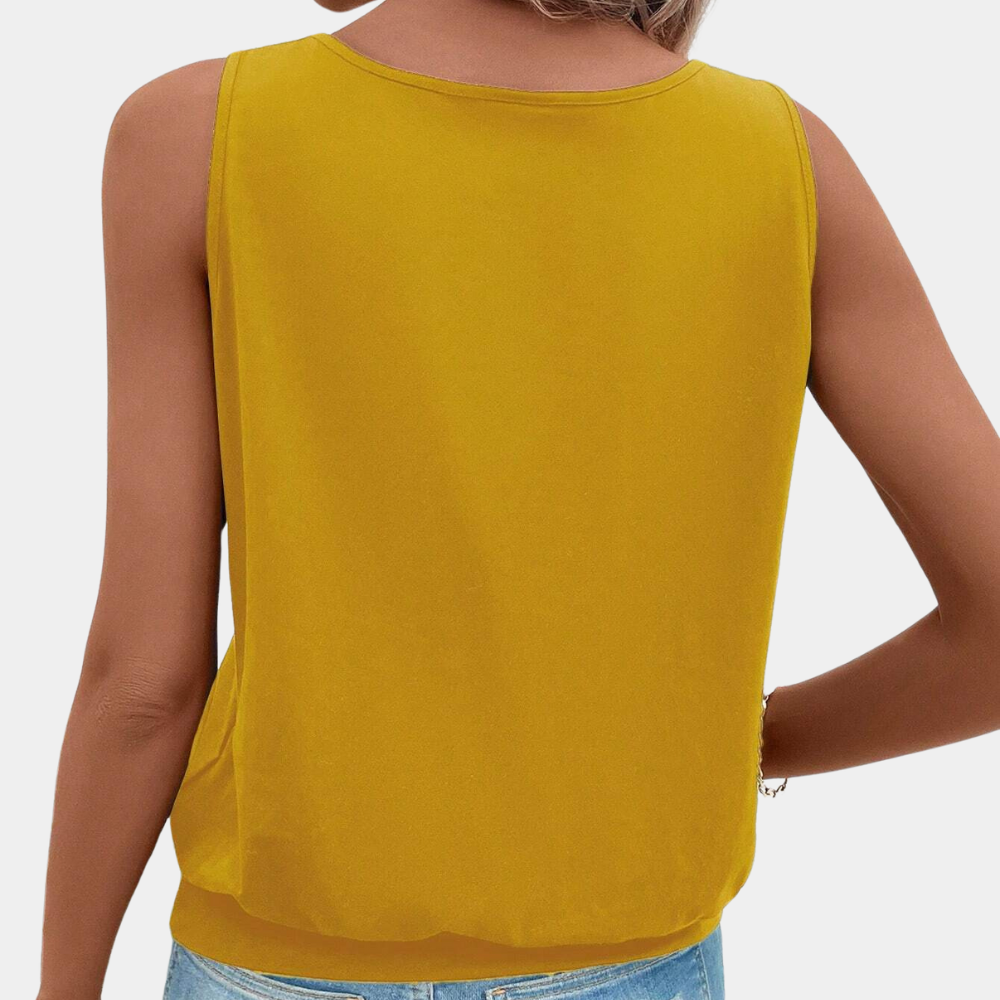 Top élégant sans manches léger été tendance Éloïse
