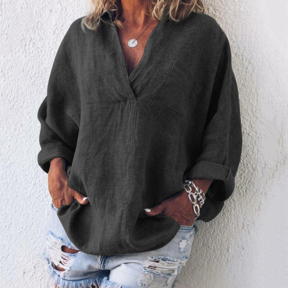 Chemisier de luxe oversize été élégant Brenda
