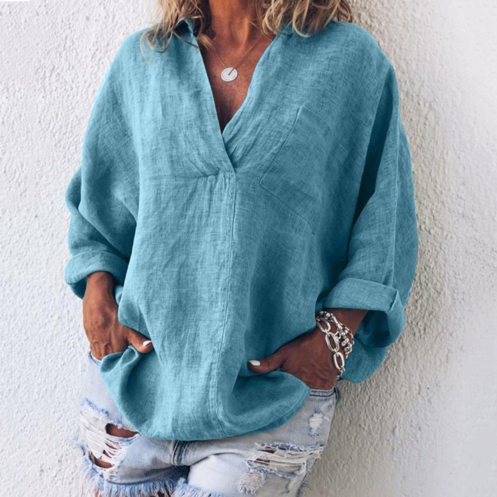 Chemisier de luxe oversize été élégant Brenda
