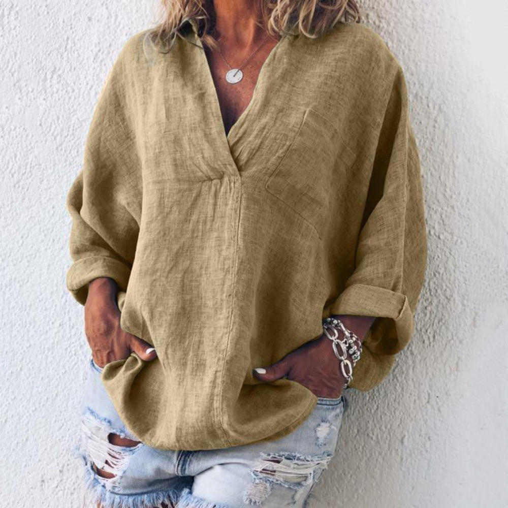 Chemisier de luxe oversize été élégant Brenda