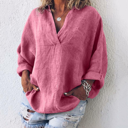 Chemisier de luxe oversize été élégant Brenda