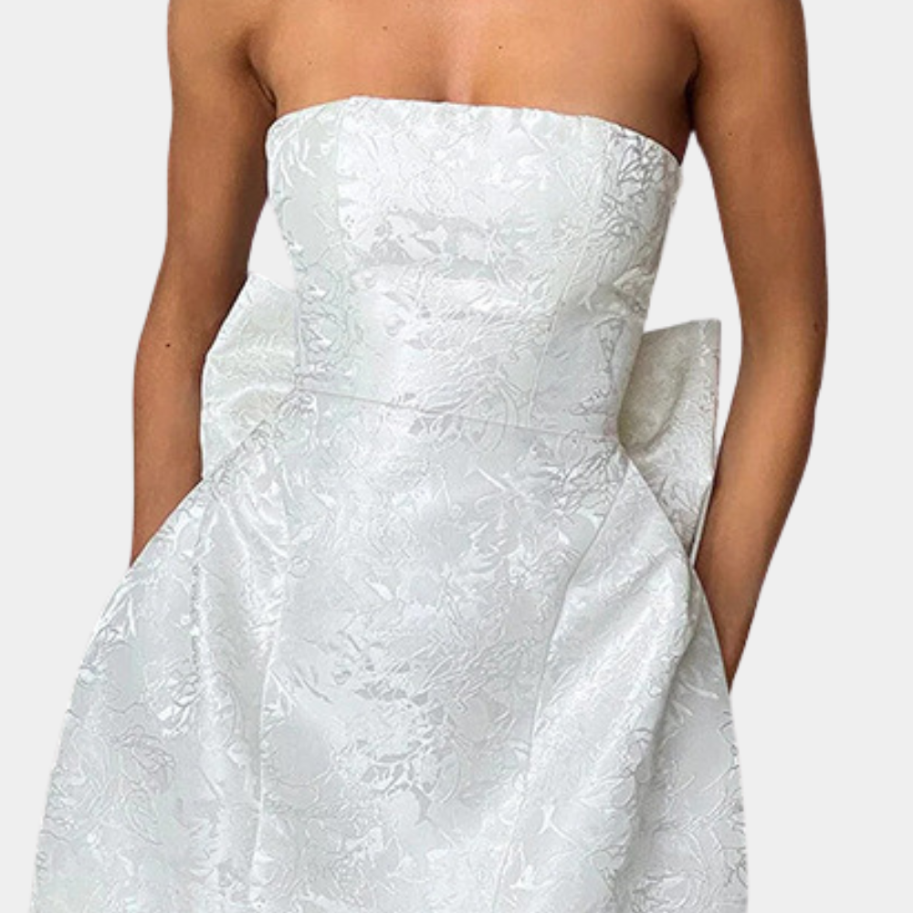 Amelia - Robe de cocktail élégante sans bretelles pour femmes